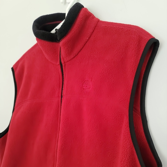 Timberland Men's Polartec Full-Zip Fleece Vest Size L - Picture 3 of 11